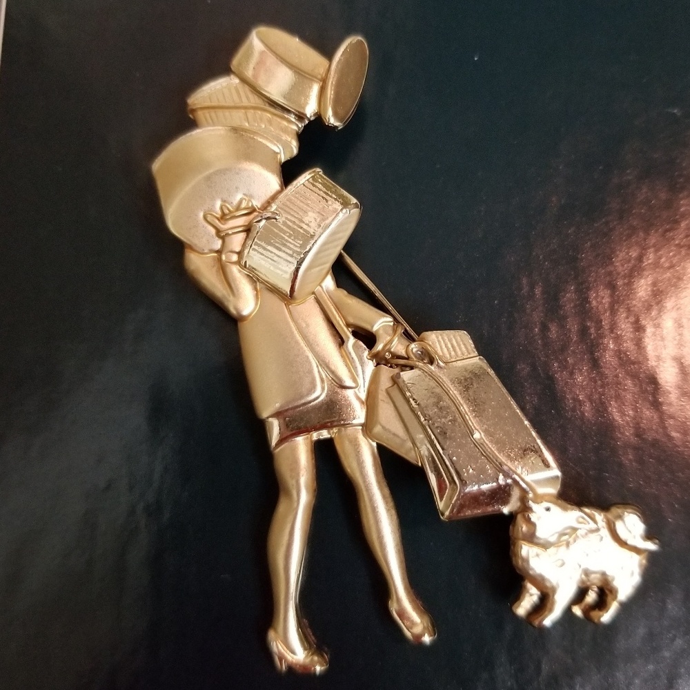VINTAGE 1980s Fashion Pin OAJC